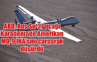 ABD: Rus Su-27 uçağı Karadeniz'de Amerikan...