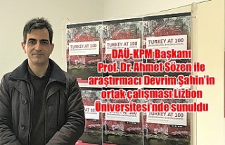 DAÜ-KPM Başkanı Prof. Dr. Ahmet Sözen ile araştırmacı...