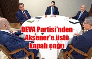 DEVA Partisi'nden Akşener'e üstü kapalı...