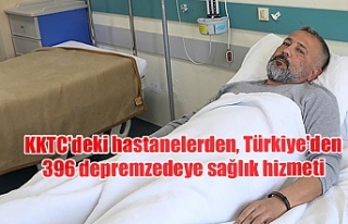 KKTC'deki hastanelerden, Türkiye'den 396...