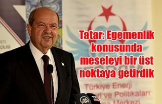 Tatar: Egemenlik konusunda meseleyi bir üst noktaya...
