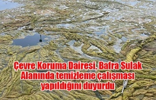 Çevre Koruma Dairesi, Bafra Sulak Alanında temizleme...