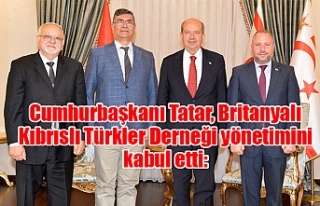 Cumhurbaşkanı Tatar, Britanyalı Kıbrıslı Türkler...