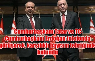 Cumhurbaşkanı Tatar ve TC Cumhurbaşkanı Erdoğan...