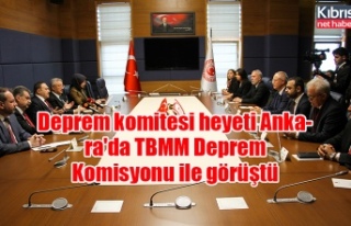Deprem komitesi heyeti Ankara'da TBMM Deprem...