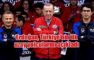 Erdoğan, Türkiye'nin ilk uzay yolcularını...