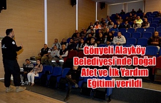 Gönyeli Alayköy Belediyesi’nde Doğal Afet ve...