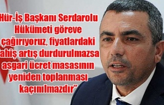 Hür-İş Başkanı Serdaroğlu: Hükümeti göreve...