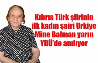 Kıbrıs Türk şiirinin ilk kadın şairi Urkiye...