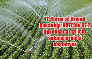 TC Tarım ve Orman Bakanlığı, KKTC'de 97,2...