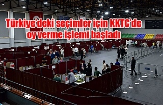 Türkiye’deki seçimler için KKTC’de oy verme...