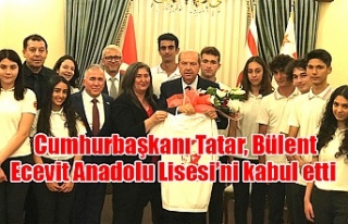 Cumhurbaşkanı Tatar, Bülent Ecevit Anadolu Lisesi’ni...