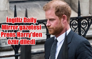 İngiliz Daily Mirror gazetesi Prens Harry'den...