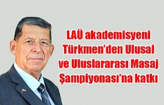 LAÜ akademisyeni Türkmen’den Ulusal ve Uluslararası...