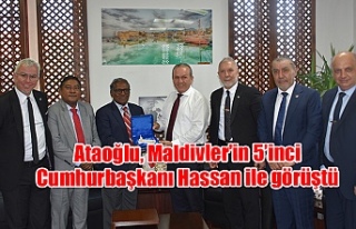 Ataoğlu, Maldivler’in 5’inci Cumhurbaşkanı...