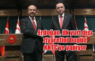 Erdoğan, ilk yurt dışı ziyaretini bugün KKTC’ye...