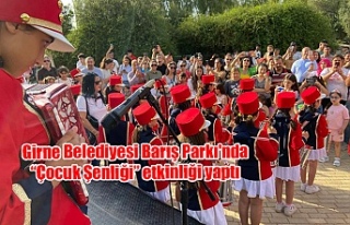 Girne Belediyesi Barış Parkı'nda “Çocuk...