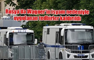 Rusya'da Wagner'in isyanı nedeniyle uygulanan...