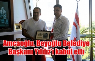 Amcaoğlu, Beyoğlu Belediye Başkanı Yıldız'ı...