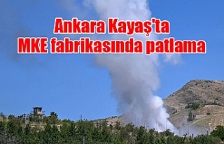 Ankara Kayaş'ta MKE fabrikasında patlama