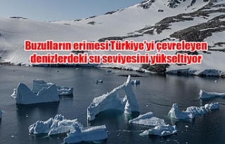 Buzulların erimesi Türkiye'yi çevreleyen denizlerdeki...