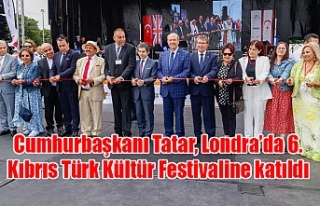 Cumhurbaşkanı Tatar, Londra’da “6. Kıbrıs...