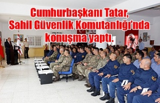 Cumhurbaşkanı Tatar, Sahil Güvenlik Komutanlığı’nda...