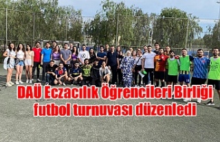 DAÜ Eczacılık Öğrencileri Birliği futbol turnuvası...