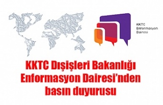 KKTC Dışişleri Bakanlığı Enformasyon Dairesi’nden...