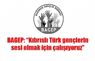 BAGEP: “Kıbrıslı Türk gençlerin sesi olmak...