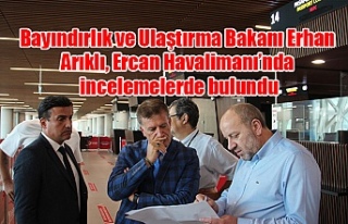 Bayındırlık ve Ulaştırma Bakanı Erhan Arıklı,...