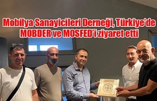 Mobilya Sanayicileri Derneği, Türkiye’de MOBDER...