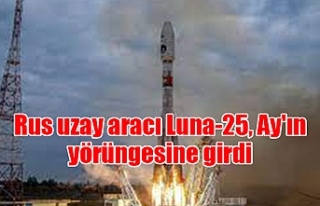 Rus uzay aracı Luna-25, Ay'ın yörüngesine...