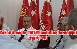Bakan Ataoğlu, TMT Mücahitler Derneği'ni ziyaret...