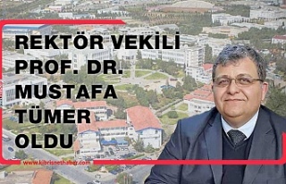DAÜ'de Rektör vekili Prof. Dr. Mustafa Tümer...