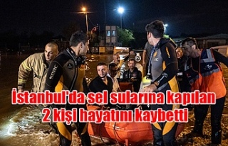 İstanbul'da sel sularına kapılan 2 kişi hayatını...