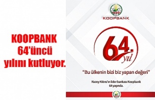 KOOPBANK  64’üncü  yılını kutluyor.