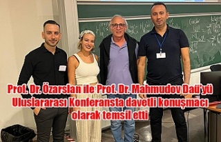 Prof. Dr. Özarslan ile Prof. Dr. Mahmudov Daü'yü...