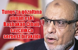 Tunus'ta gözaltına alınan eski Başbakan Cibali,...