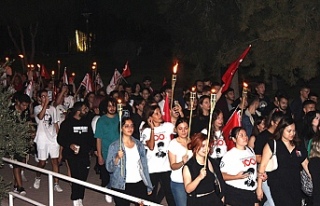 DAÜ’de 29 Ekim Cumhuriyet Bayramı yürüyüşü...