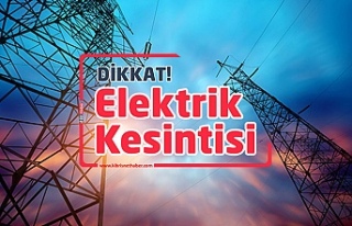 Kayalar-Sadrazamköy anayoluna yarın 3 saat elektrik...
