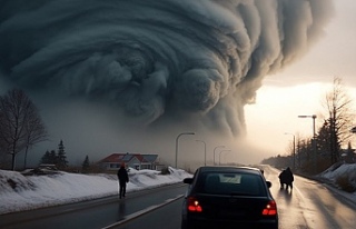 Norveç'te son 30 yılın en şiddetli fırtınası...