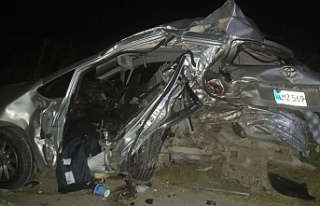 Karpaz'da trafik kazası: 4 kişi yaralandı