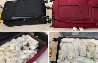 Larnaka Havalimanı'nda yaklaşık 43 kilo uyuşturucu