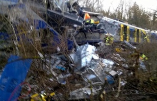 Almanya'da tren kazası