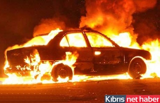 Boğaz’da araç yangını