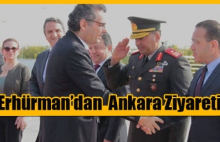 Erhürman Bugün Ankara'ya Çalışma Ziyaretinde...