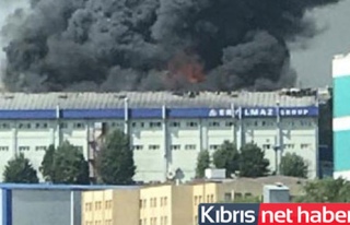 İstanbul'da fabrikada korkutan yangın