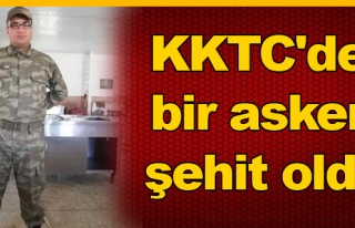 KKTC'de bir Türk askeri şehit oldu