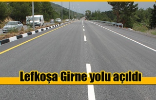 Lefkoşa Girne Anayolunun 2'inci Etabı trafiğe açıldı